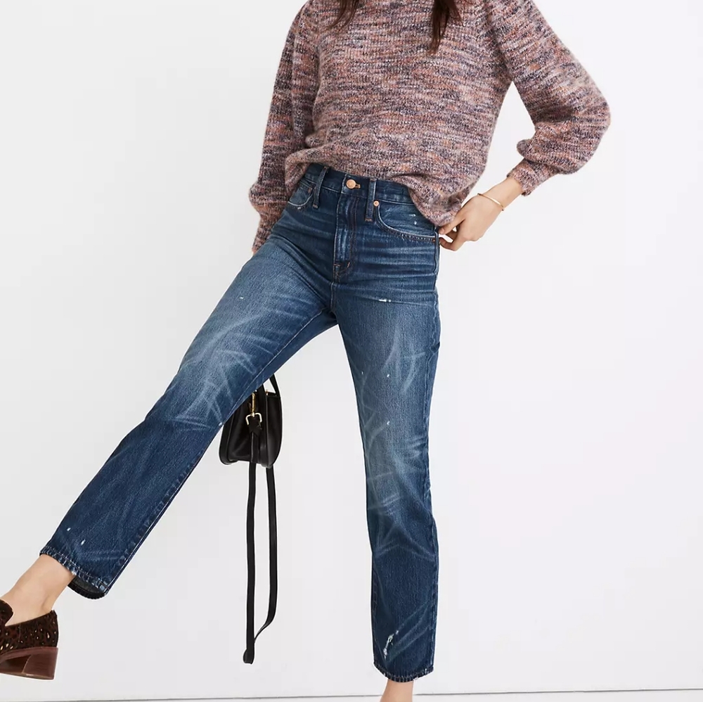 Madewell Classic Straight Jeans in Croston Wash
